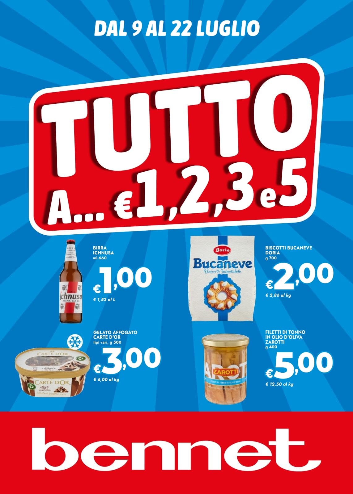 Tutto A € 1,2,3,5