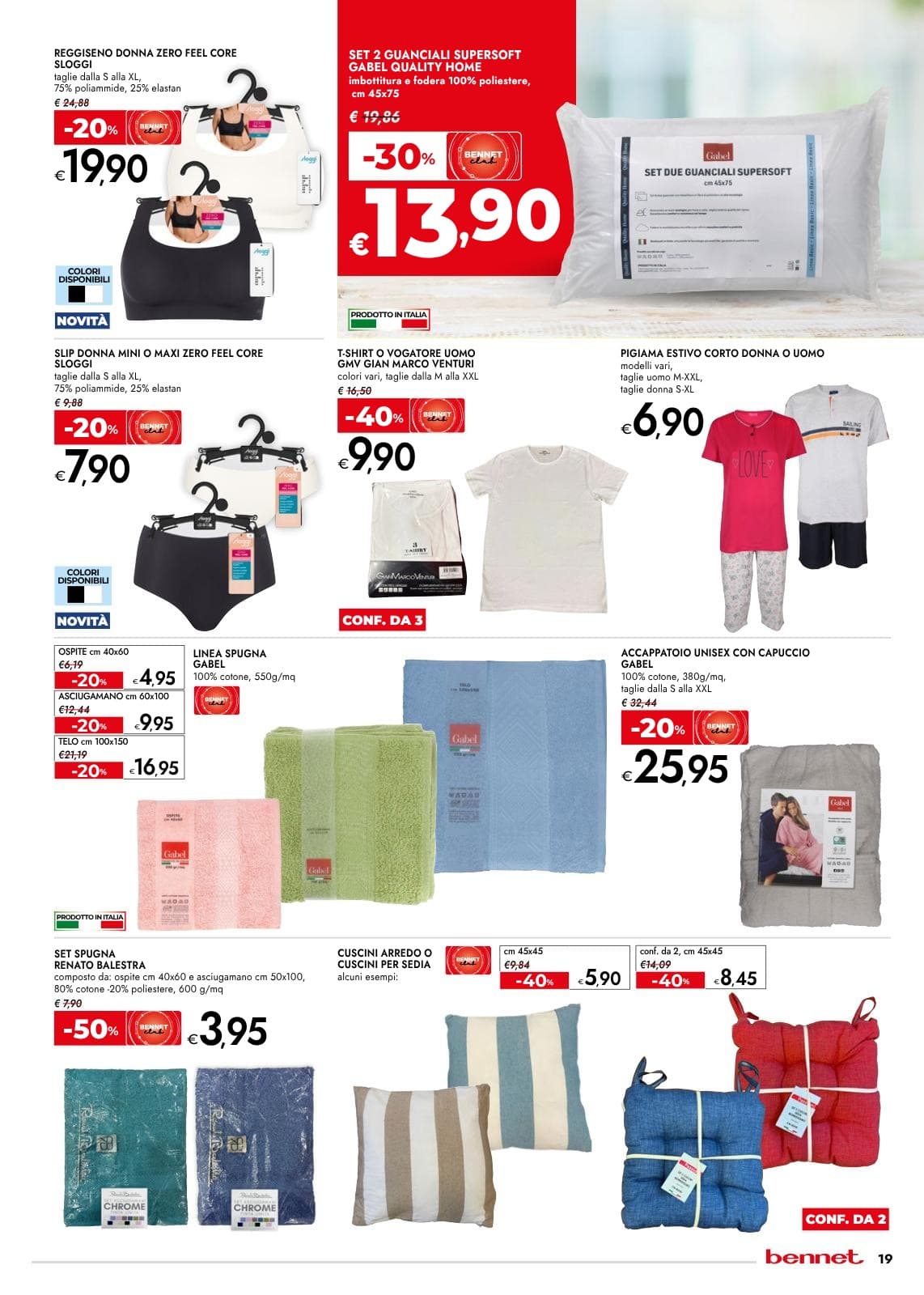 Pagina 19. del volantino Bennet - Tutto A € 1,2,3,5 dal 14/07/2026