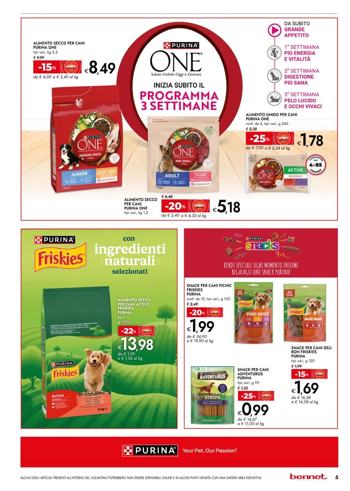 Pagina 5. del volantino Bennet - Offerte Extra dal 28/07/2026