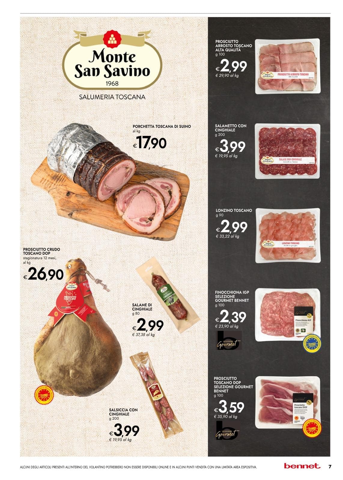 Pagina 7. del volantino Bennet - Offerte Extra dal 28/07/2026