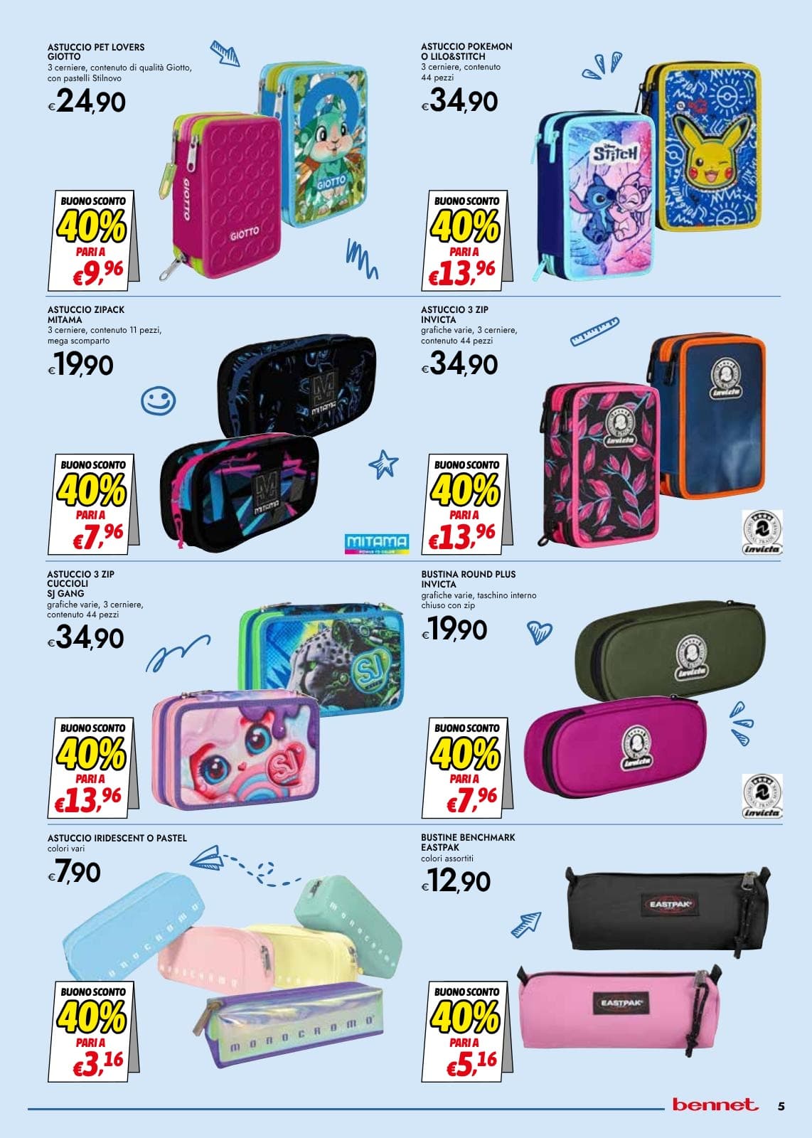 Pagina 5. del volantino Bennet - Tutto pronto per la scuola dal 23/08/2026