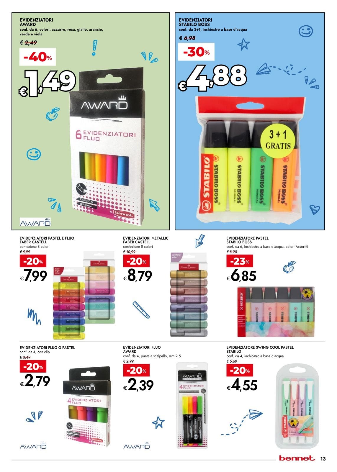 Pagina 13. del volantino Bennet - Tutto pronto per la scuola dal 23/08/2026