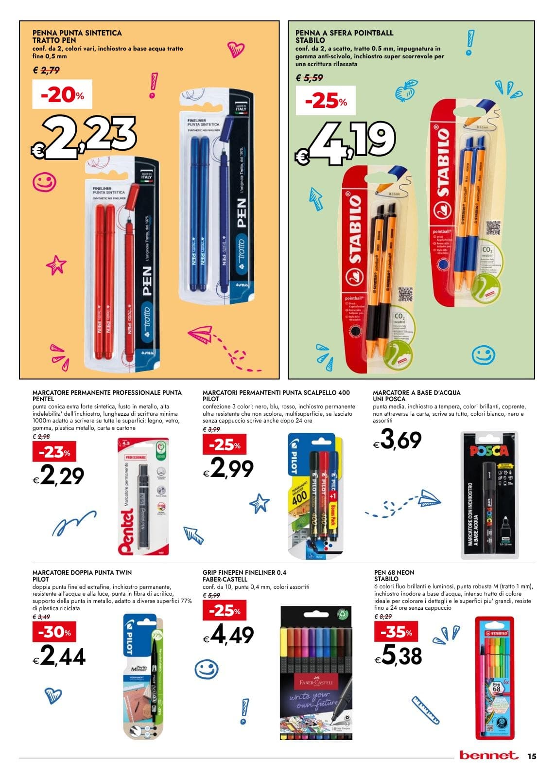Pagina 15. del volantino Bennet - Tutto pronto per la scuola dal 23/08/2026