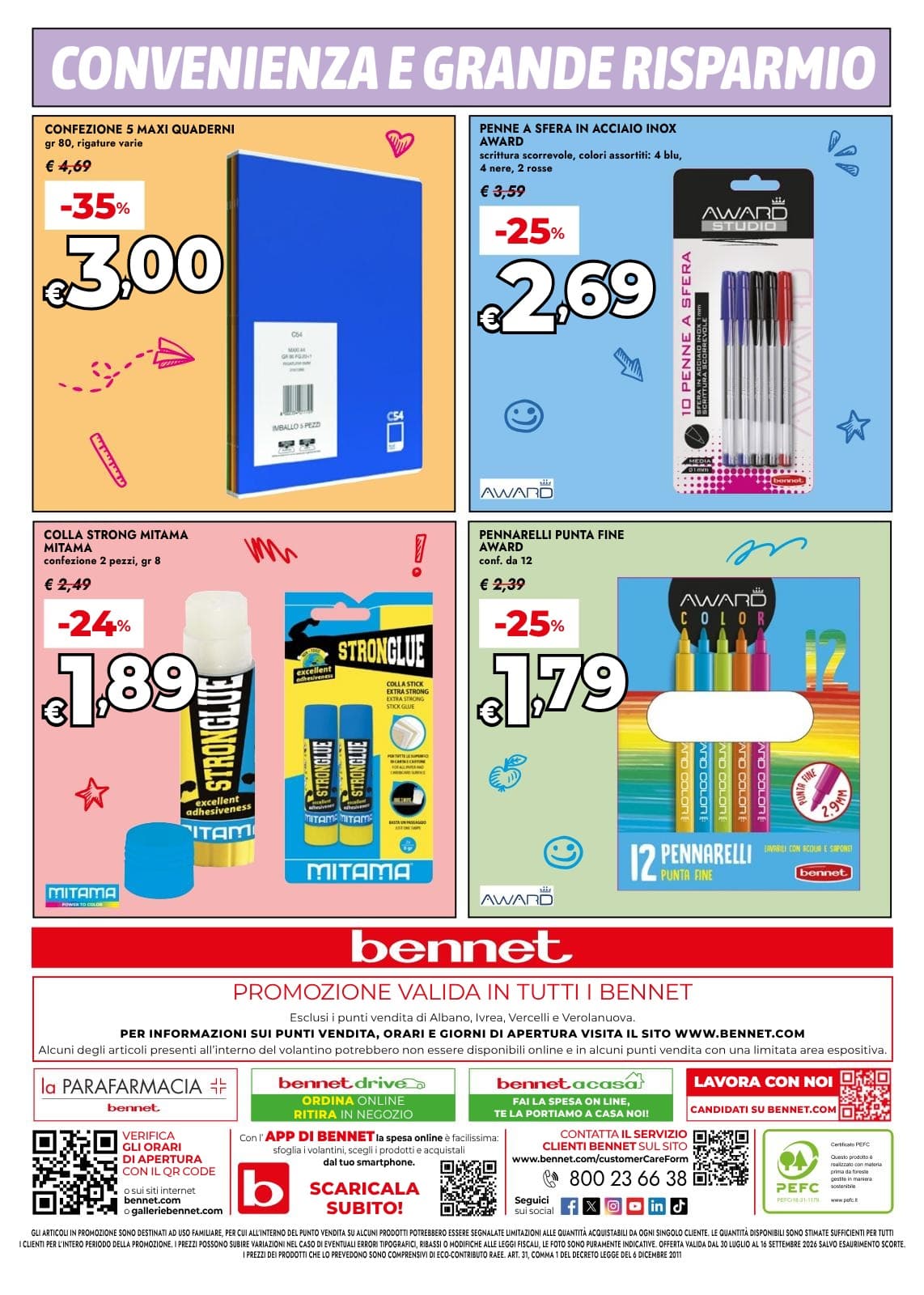 Pagina 24. del volantino Bennet - Tutto pronto per la scuola dal 23/08/2026