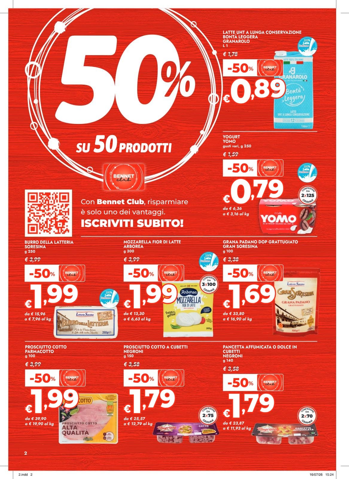 Pagina 2. del volantino Bennet - 50x50 In Bc dal 23/08/2026