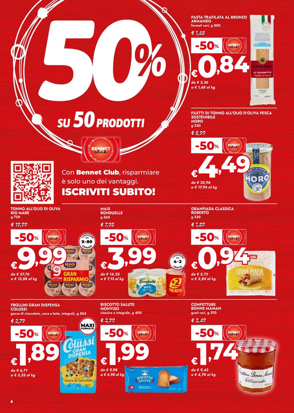 Pagina 4. del volantino Bennet - 50x50 In Bc dal 23/08/2026