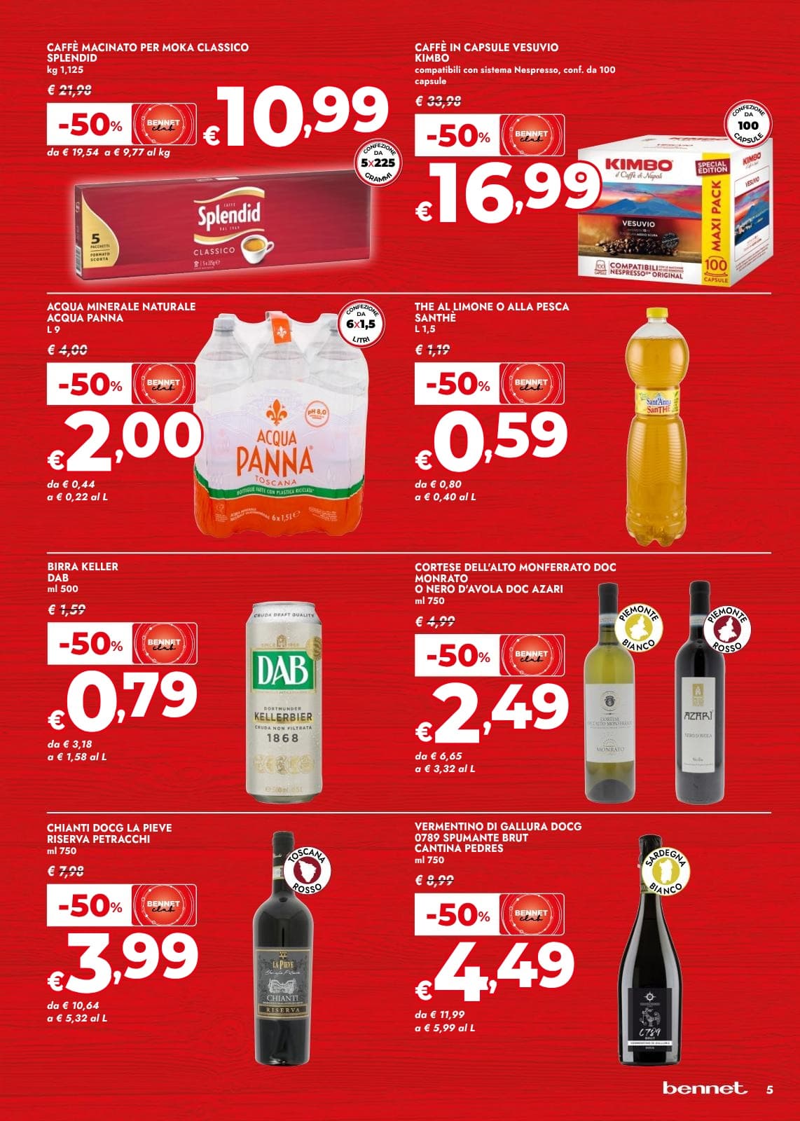 Pagina 5. del volantino Bennet - 50x50 In Bc dal 23/08/2026