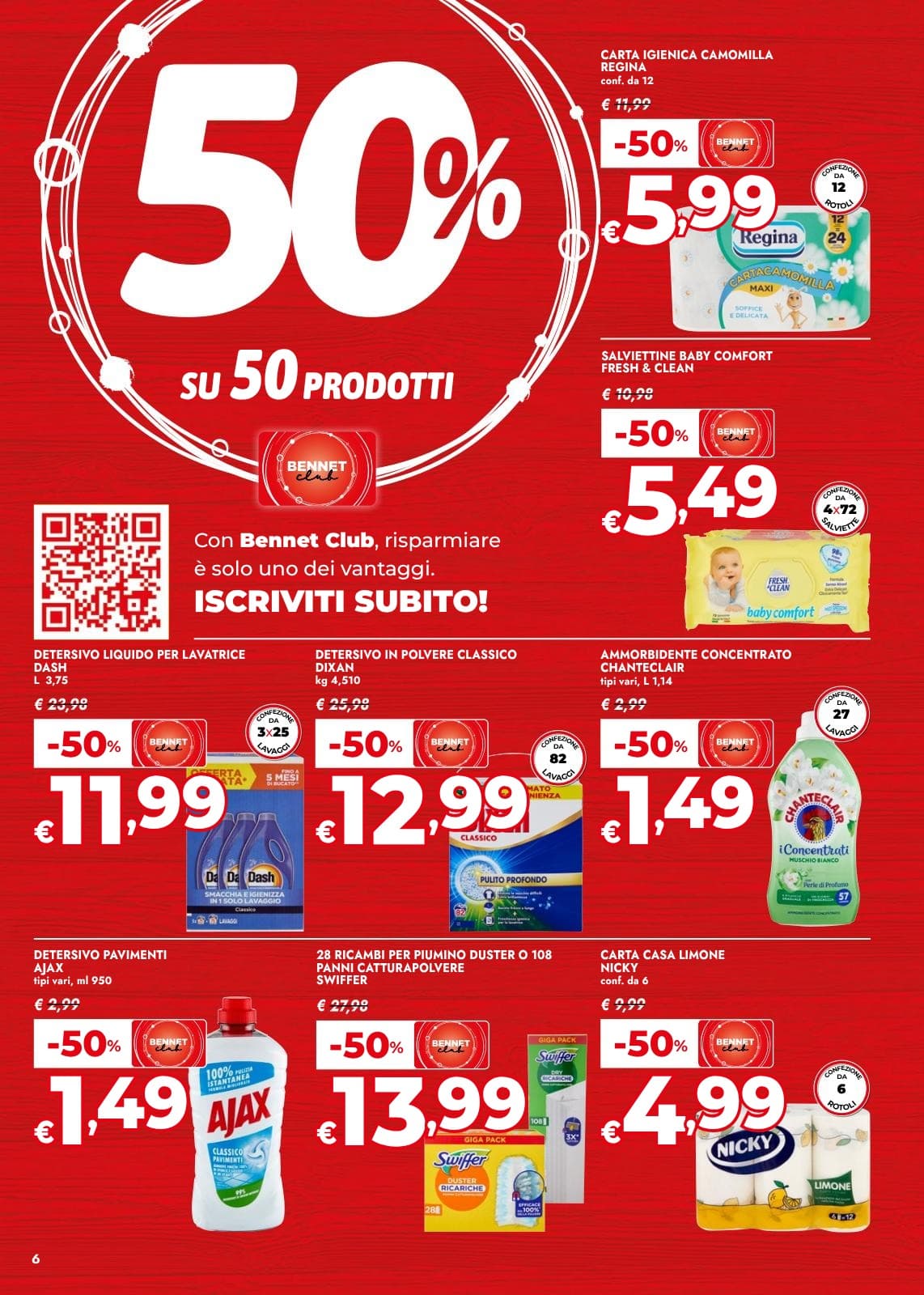 Pagina 6. del volantino Bennet - 50x50 In Bc dal 23/08/2026