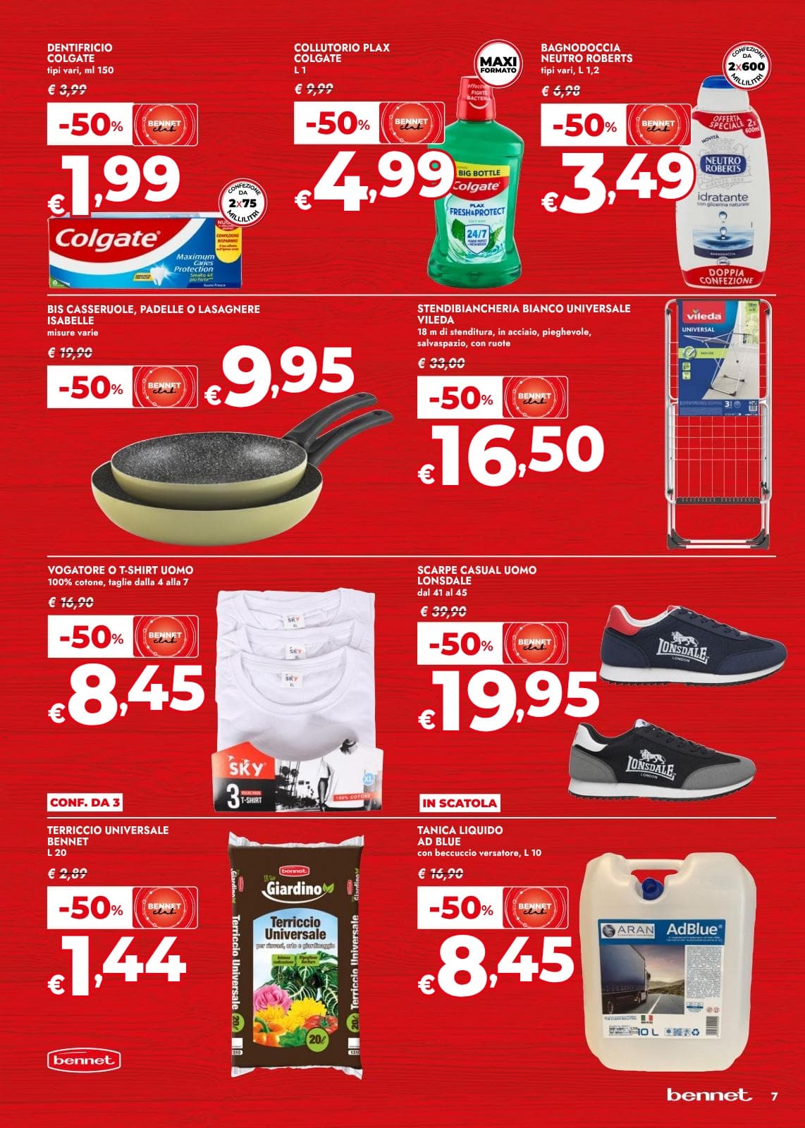 Pagina 7. del volantino Bennet - 50x50 In Bc dal 23/08/2026