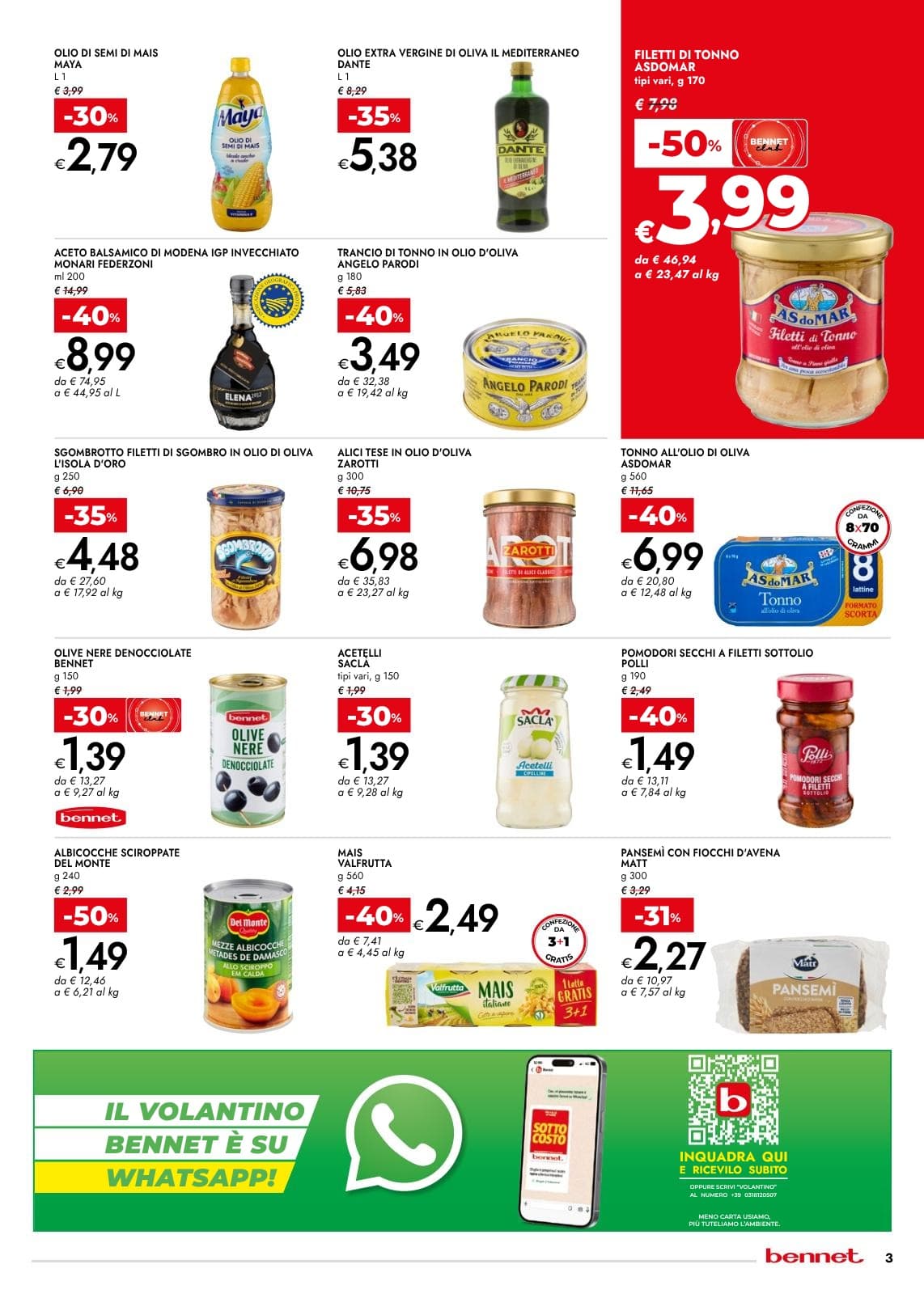 Pagina 3. del volantino Bennet - Fino Al 50%