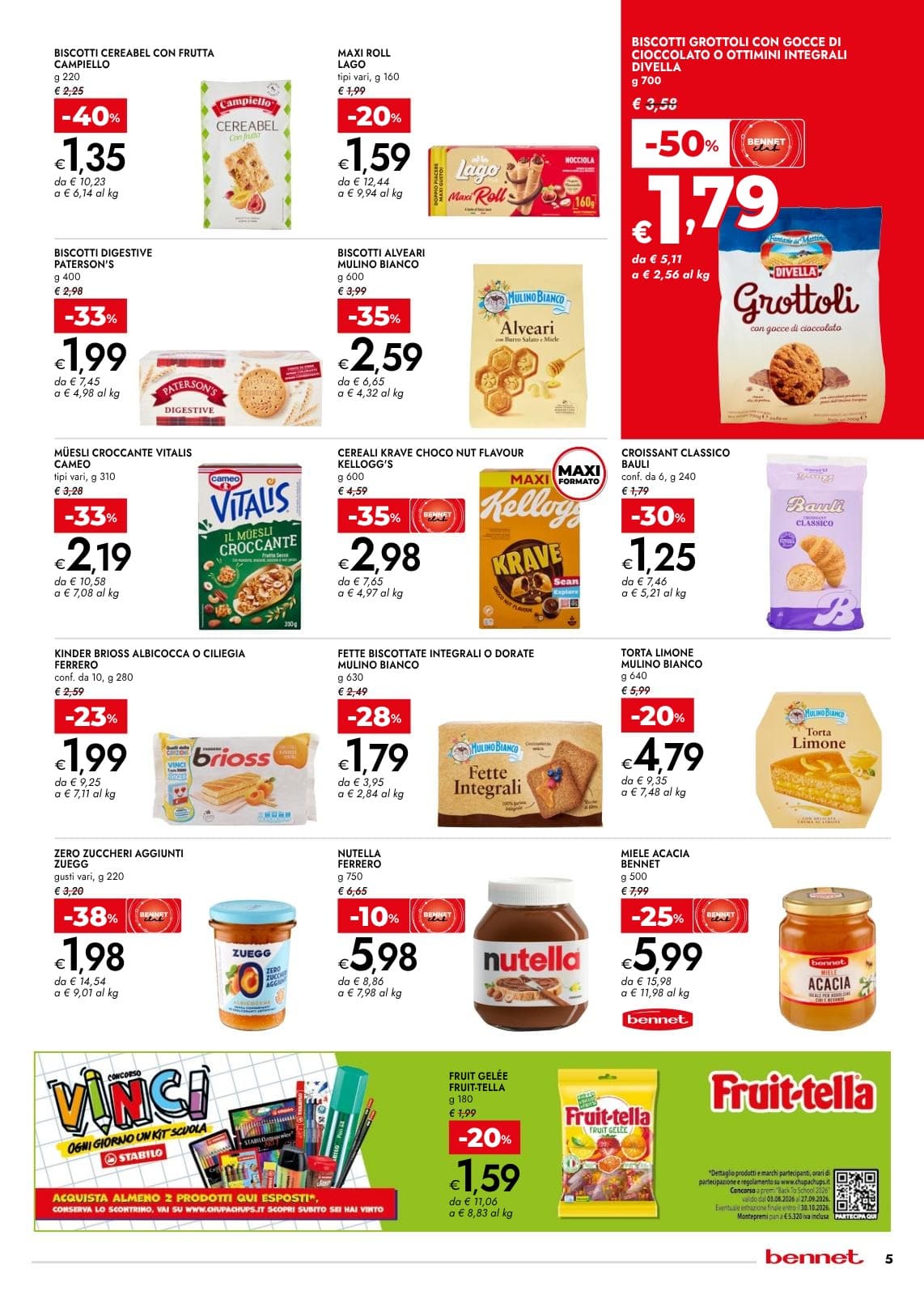 Pagina 5. del volantino Bennet - Fino Al 50% dal 23/08/2026