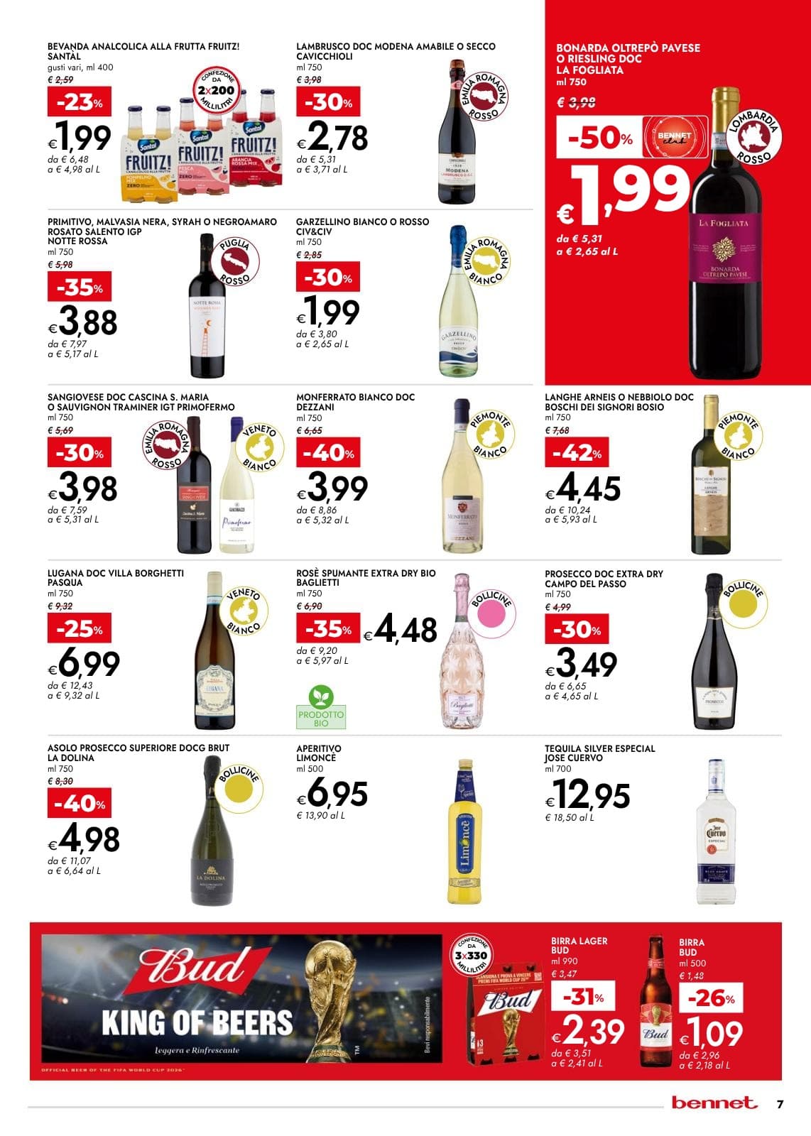 Pagina 7. del volantino Bennet - Fino Al 50% dal 23/08/2026