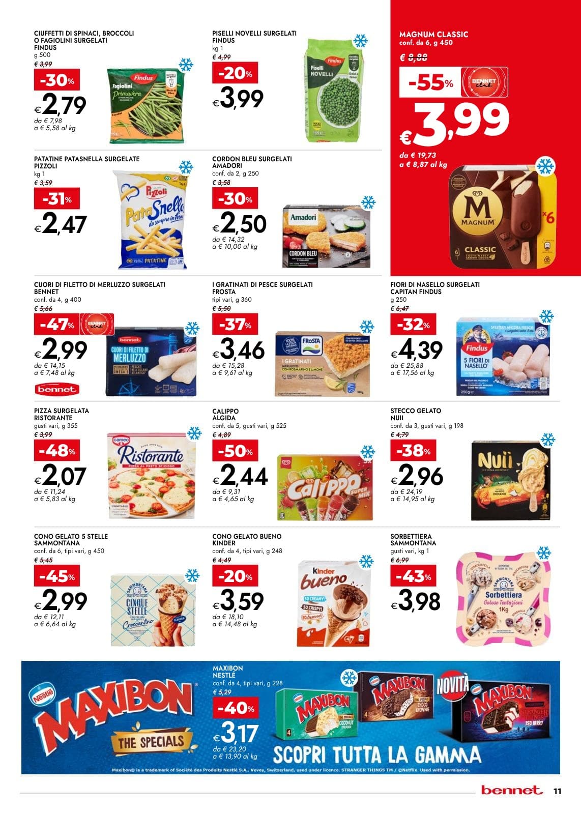 Pagina 11. del volantino Bennet - Fino Al 50% dal 23/08/2026