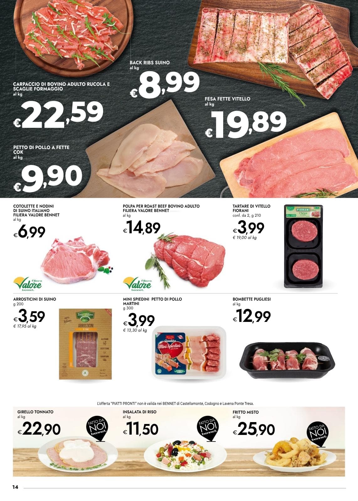 Pagina 14. del volantino Bennet - Fino Al 50% dal 23/08/2026