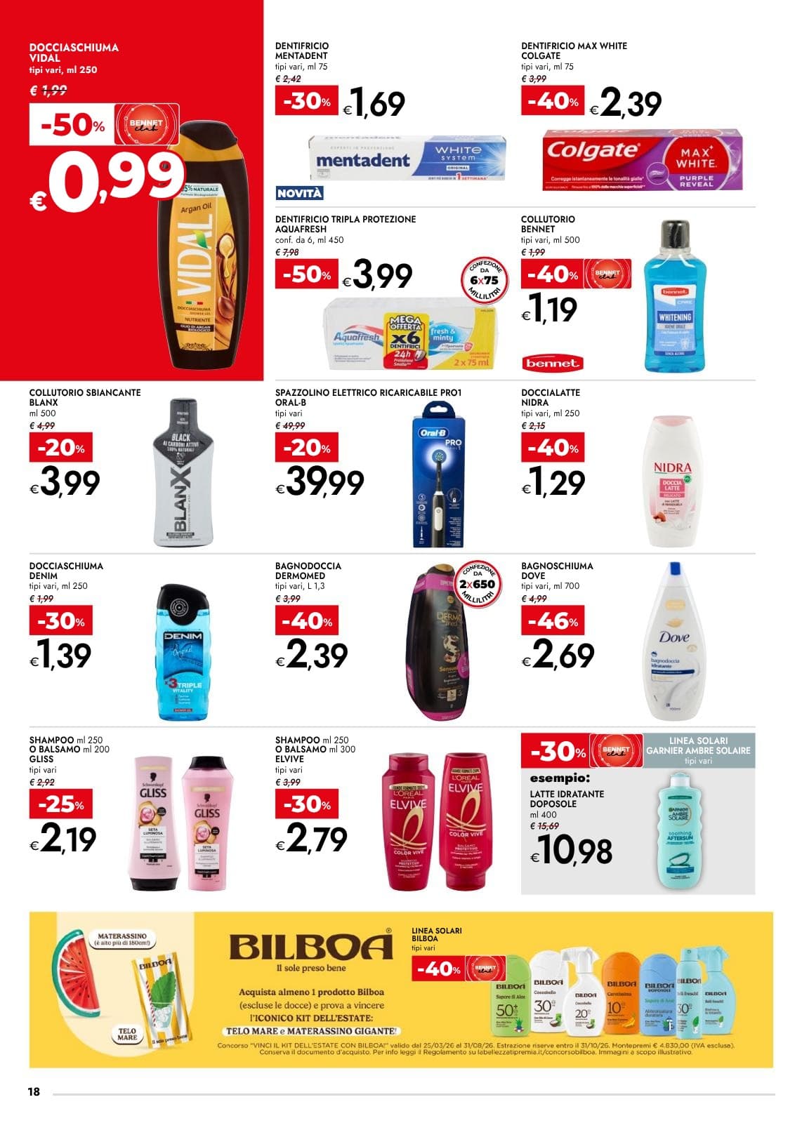 Pagina 18. del volantino Bennet - Fino Al 50%