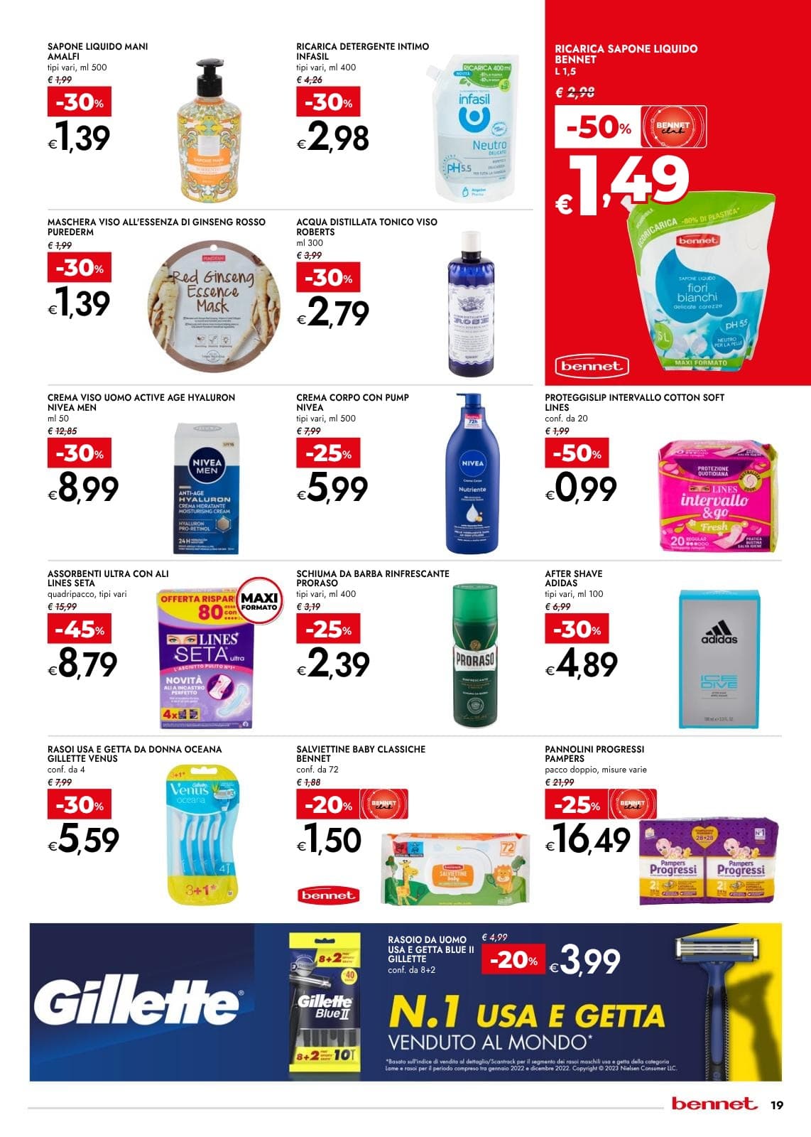 Pagina 19. del volantino Bennet - Fino Al 50% dal 23/08/2026