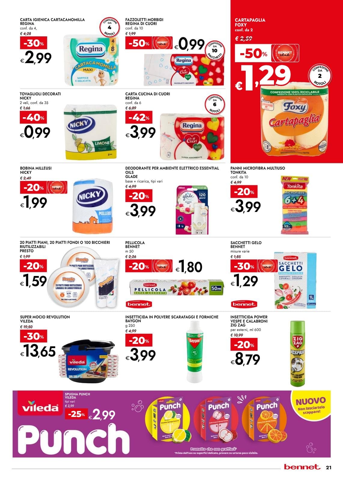 Pagina 21. del volantino Bennet - Fino Al 50% dal 23/08/2026