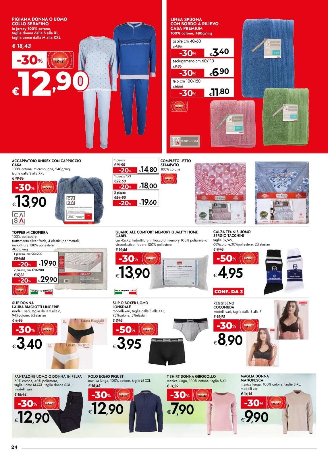 Pagina 24. del volantino Bennet - Fino Al 50% dal 23/08/2026