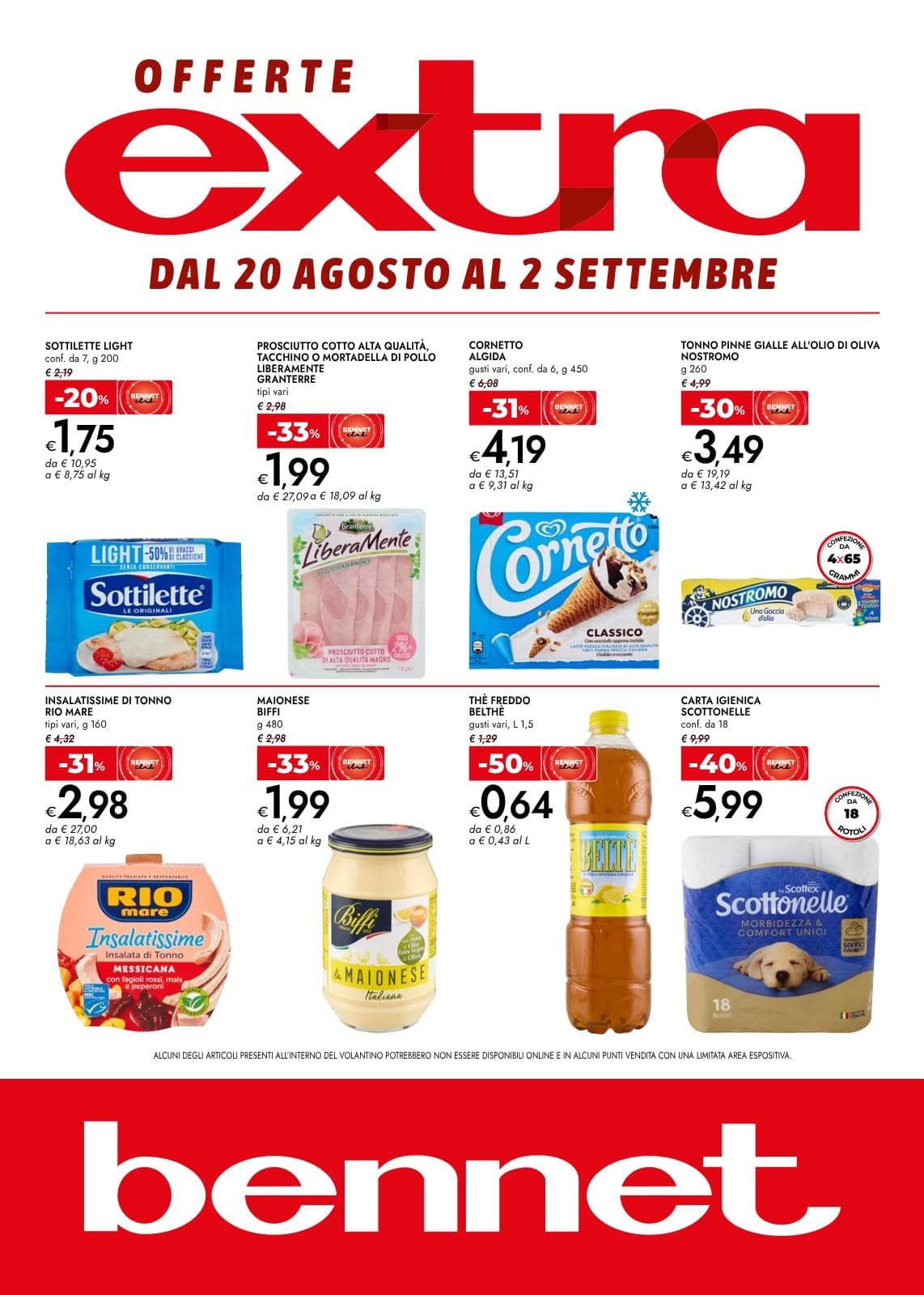 Pagina 1. del volantino Bennet - Offerte Extra