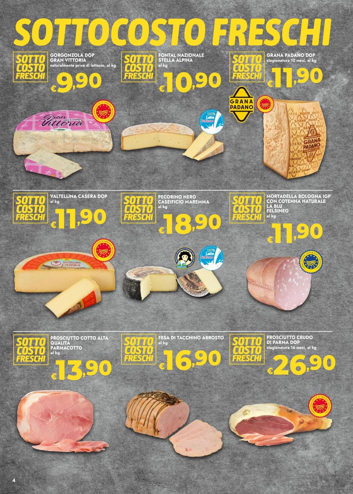 Pagina 4. del volantino Bennet - Sottocosto Freschi dal 28/08/2026