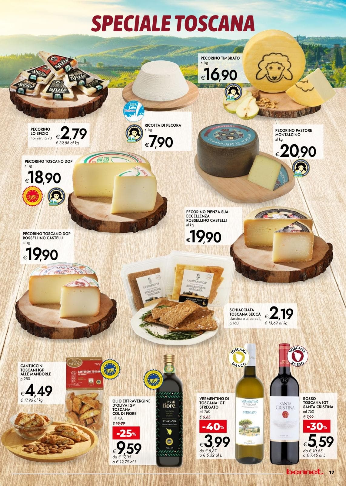 Pagina 17. del volantino Bennet - Sottocosto Freschi dal 28/08/2026