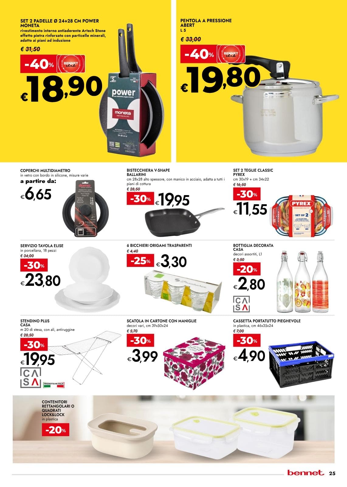 Pagina 25. del volantino Bennet - Sottocosto Freschi dal 28/08/2026