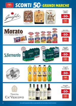 Pagina 4 del volantino Bennet Grandi Marche Sconti 30% 40% 50%