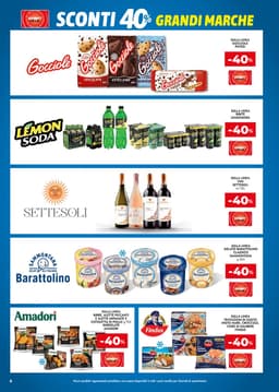Pagina 6 del volantino Bennet Grandi Marche Sconti 30% 40% 50%