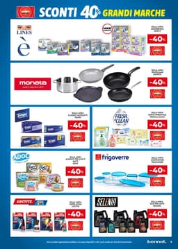 Pagina 9 del volantino Bennet Grandi Marche Sconti 30% 40% 50%