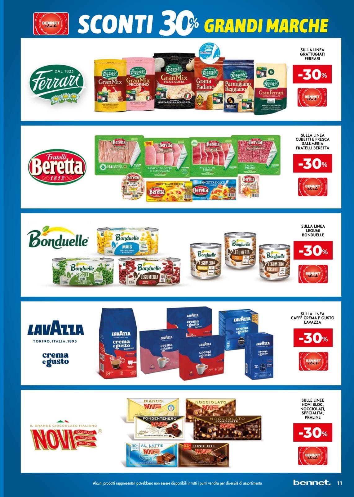 Pagina 11. del volantino Bennet - Grandi Marche Sconti 30% 40% 50%