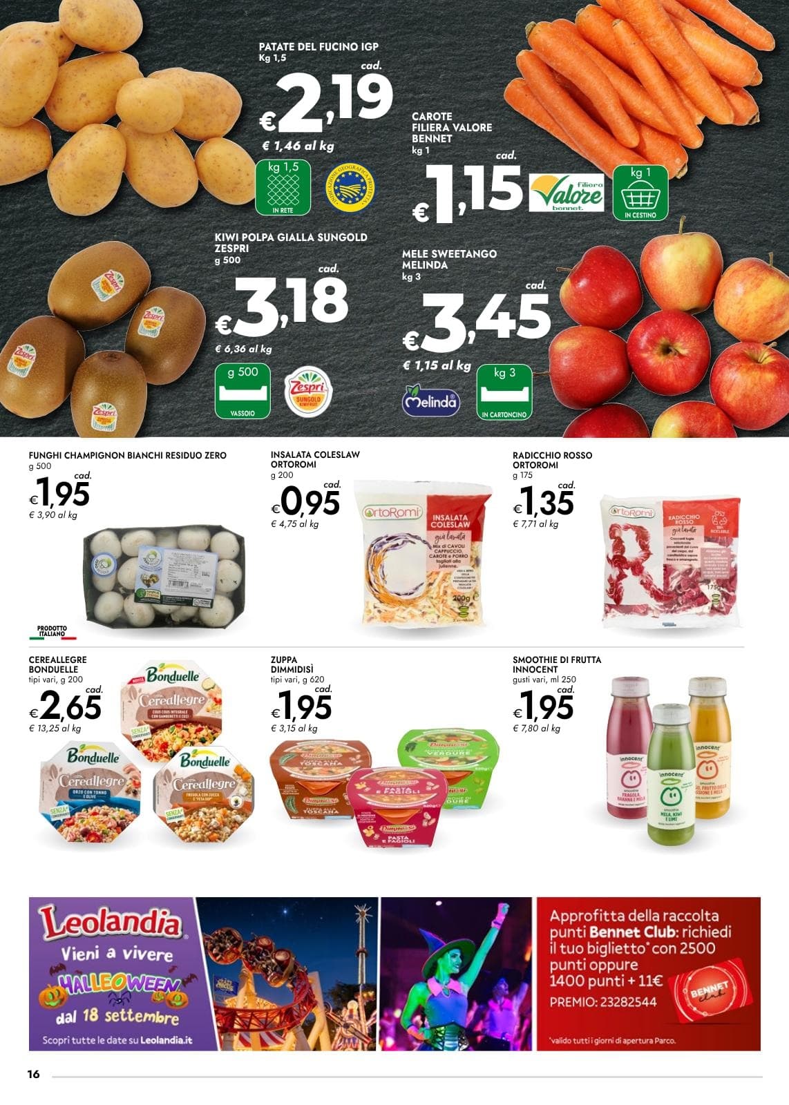 Pagina 16. del volantino Bennet - Grandi Marche Sconti 30% 40% 50%