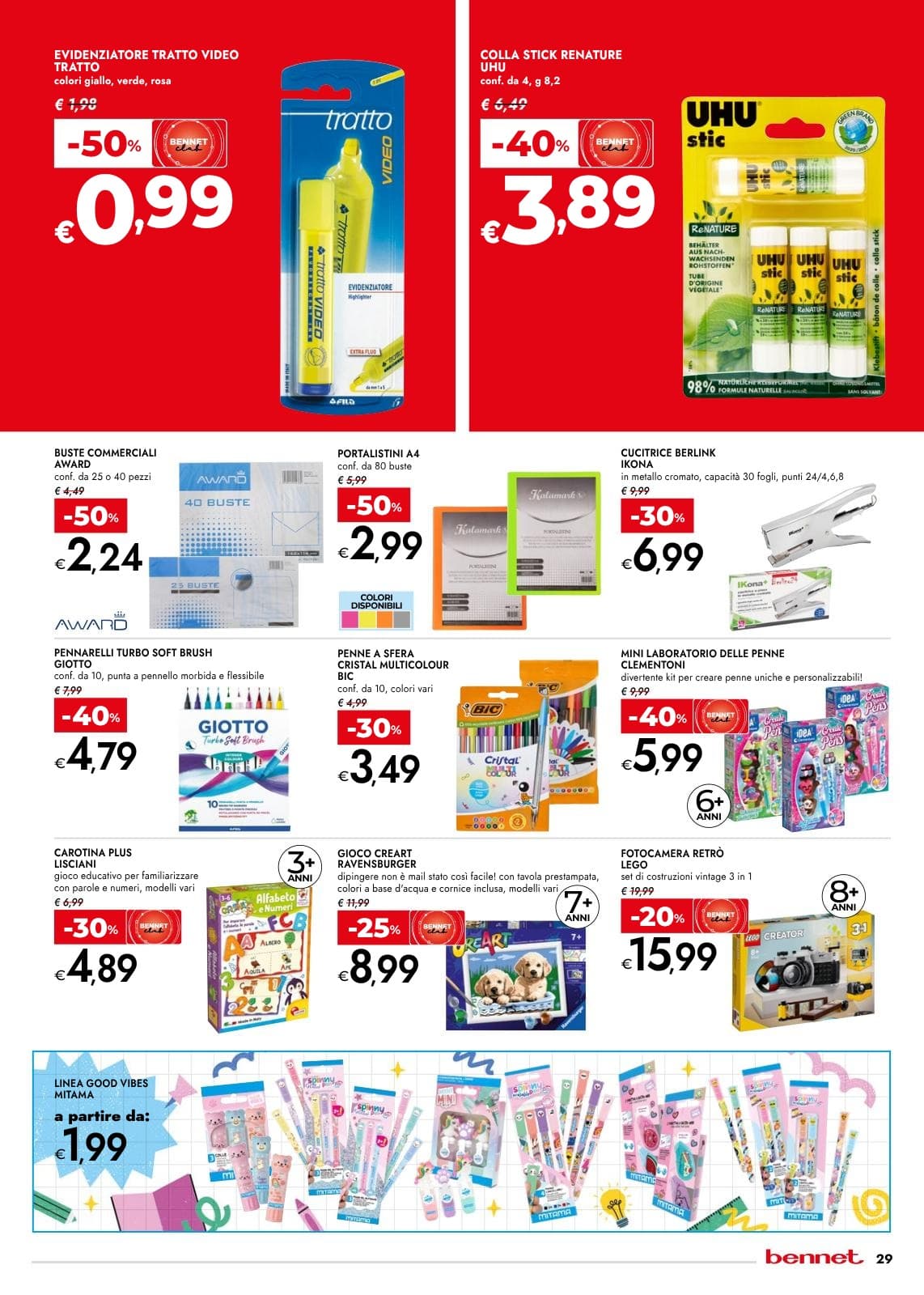 Pagina 29. del volantino Bennet - Grandi Marche Sconti 30% 40% 50%