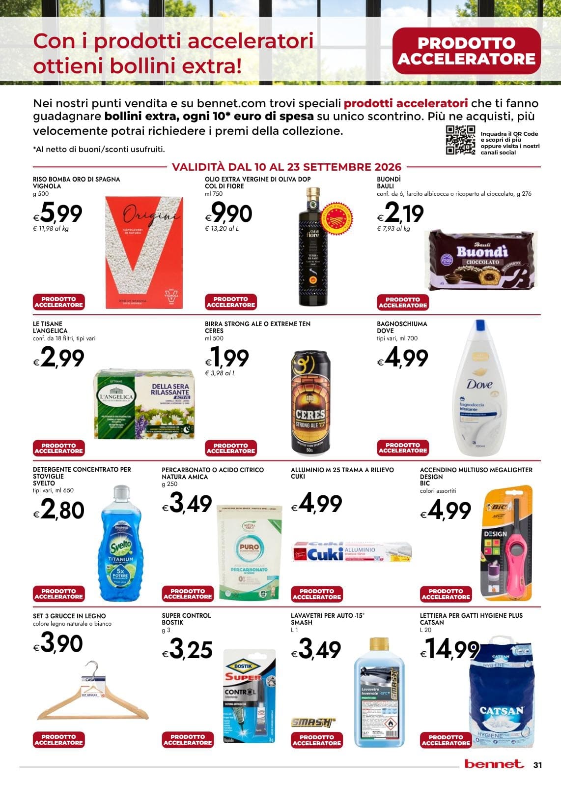 Pagina 31. del volantino Bennet - Grandi Marche Sconti 30% 40% 50%