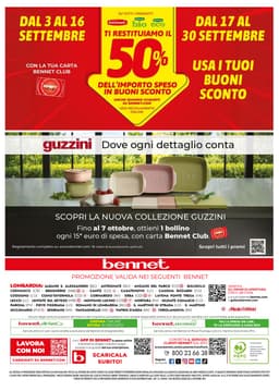 Pagina 36 del volantino Bennet Grandi Marche Sconti 30% 40% 50%