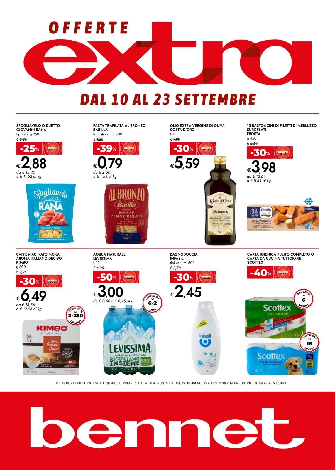 Bennet katalog Offerte Extra, 10/09/2026 – 23/09/2026