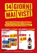Copertina del volantino Bennet 14 Giorni Mai Visti