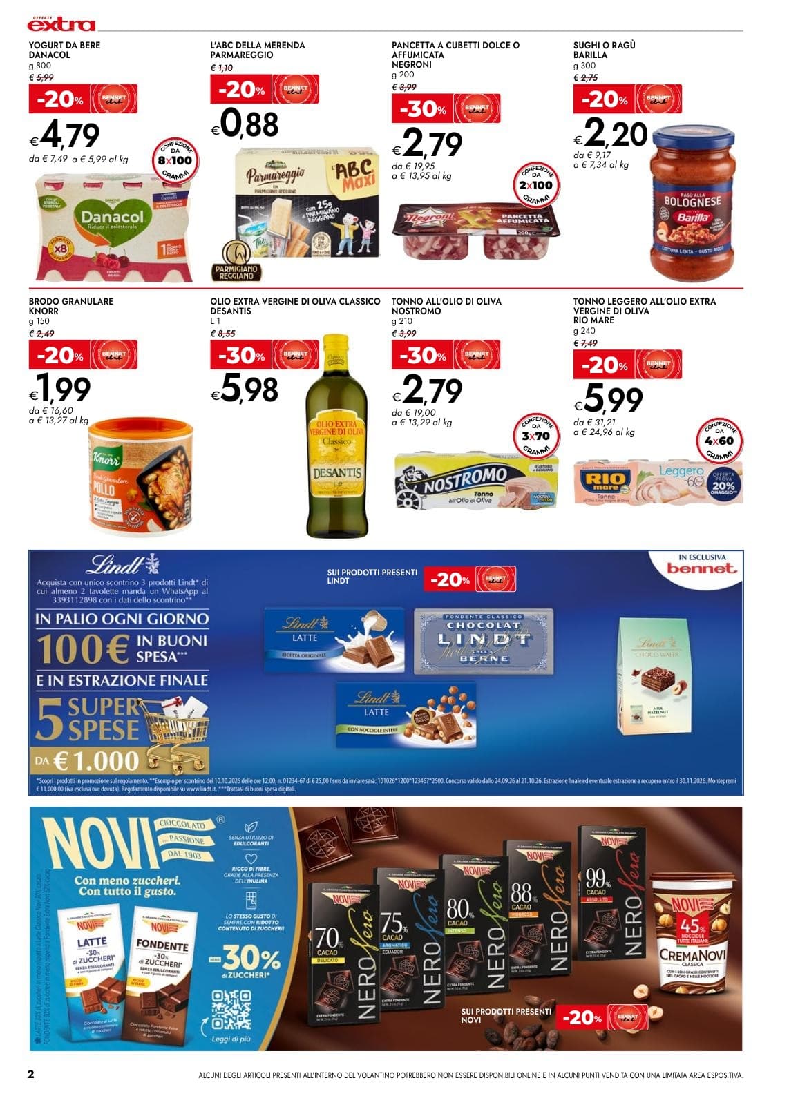 Pagina 2. del volantino Bennet - Offerte Extra