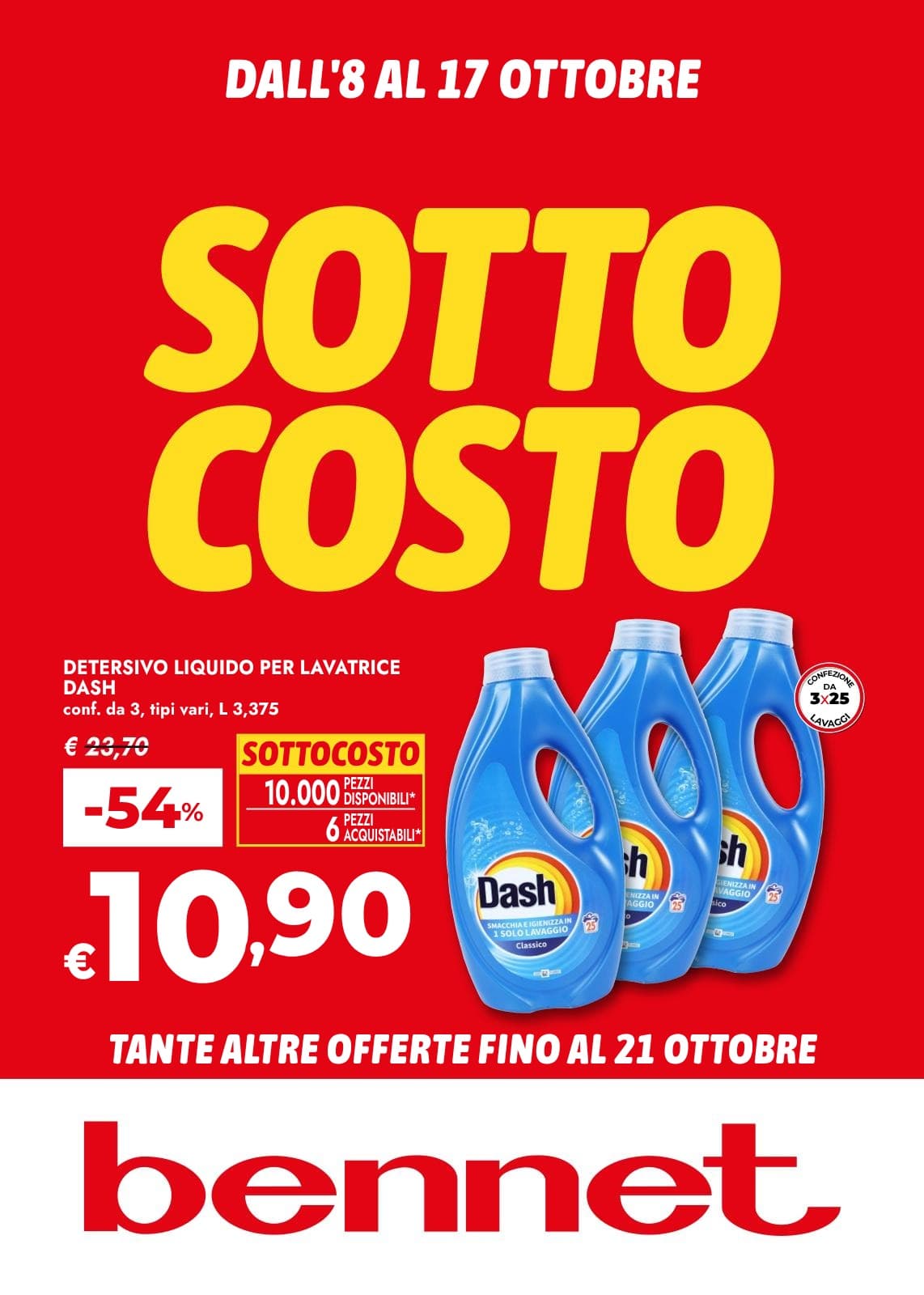 Bennet katalog Sottocosto, 08/10/2026 – 17/10/2026