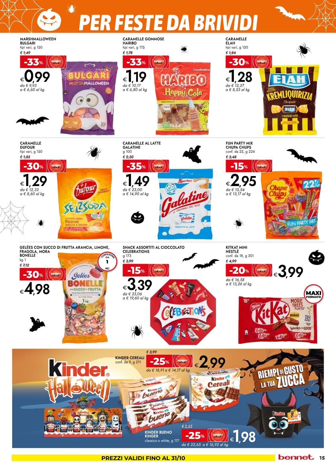 Pagina 15. del volantino Bennet - Vini Salumi Formaggi + Dispensa