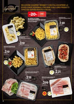 Pagina 18 del volantino Bennet Vini Salumi Formaggi + Dispensa