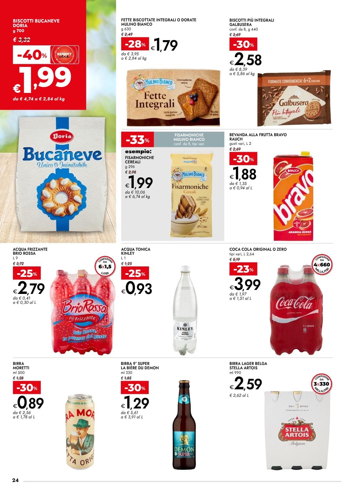 Pagina 24. del volantino Bennet - Vini Salumi Formaggi + Dispensa