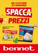 Copertina del volantino Bennet Spaccaprezzi