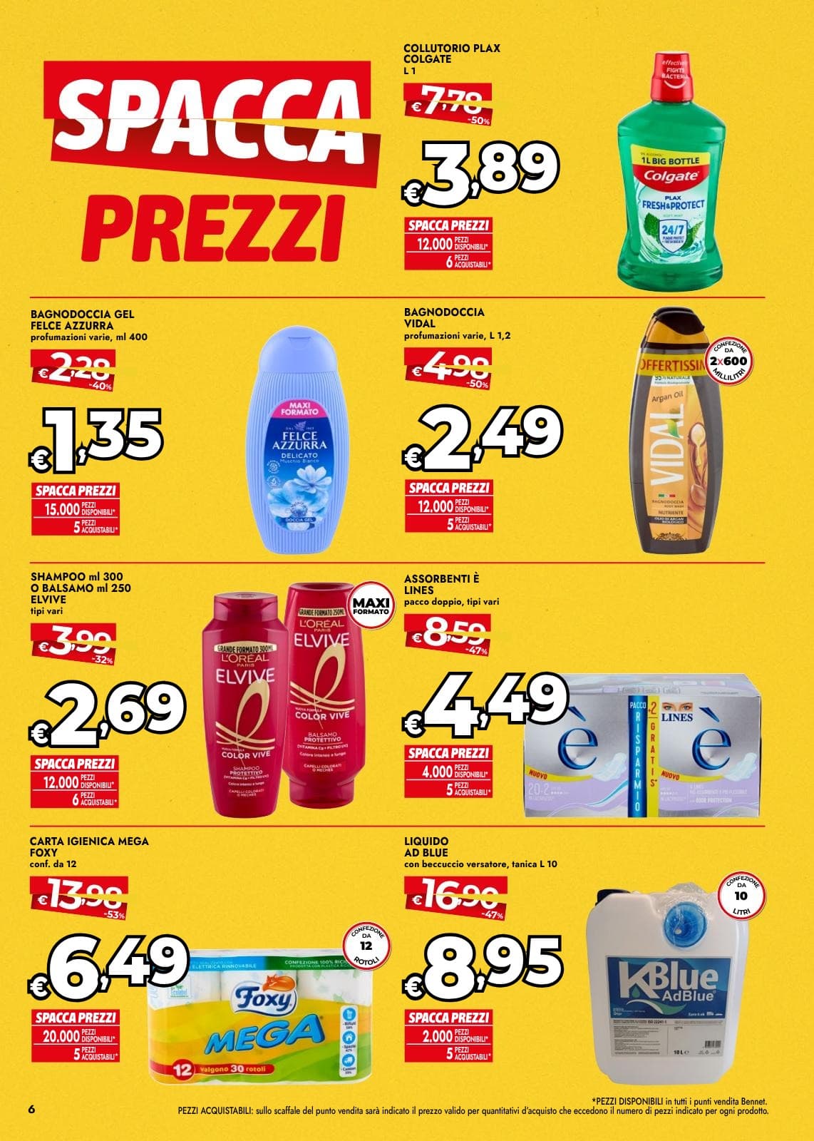 Pagina 6. del volantino Bennet - Spaccaprezzi