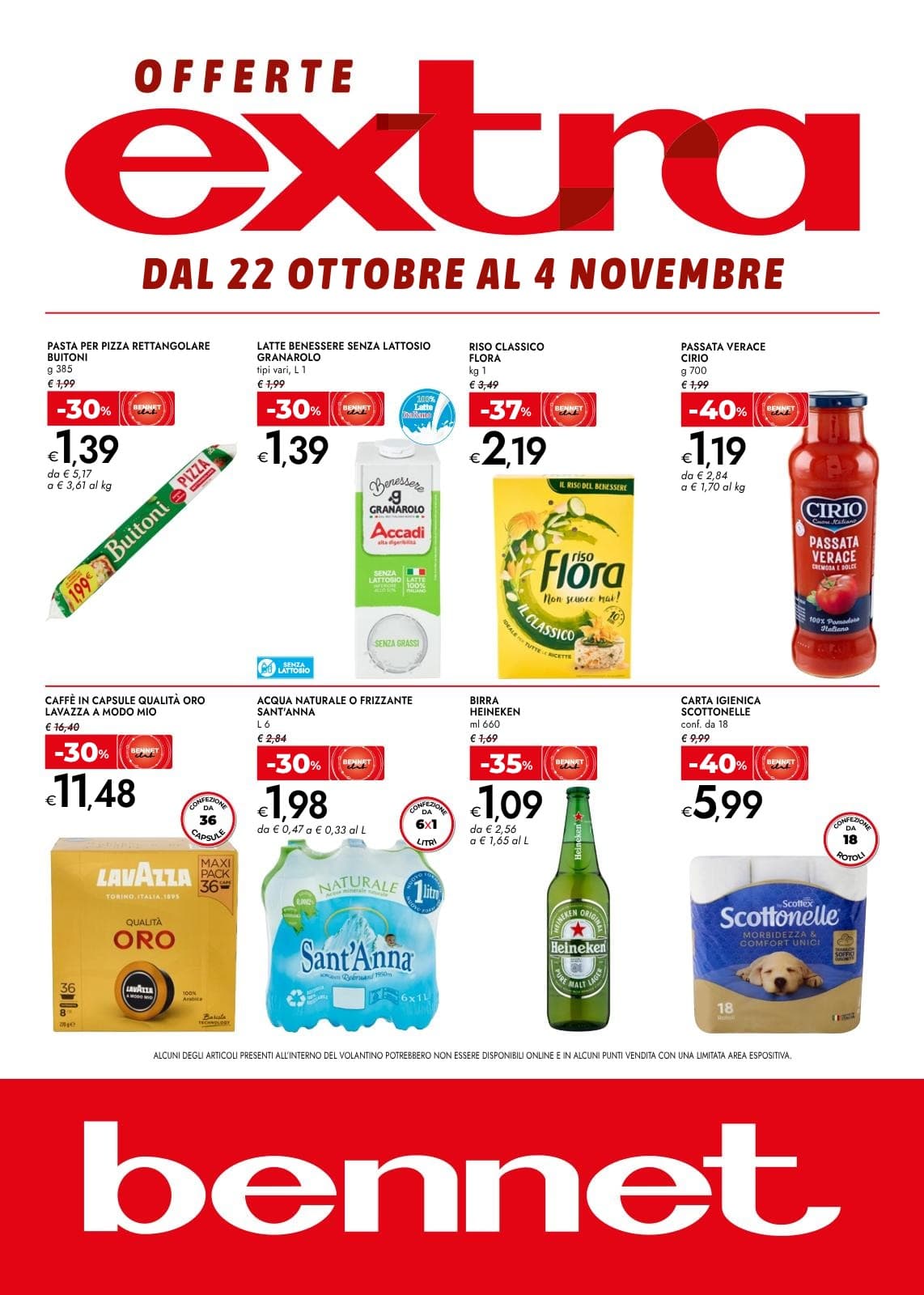 Copertina del volantino Bennet Offerte Extra