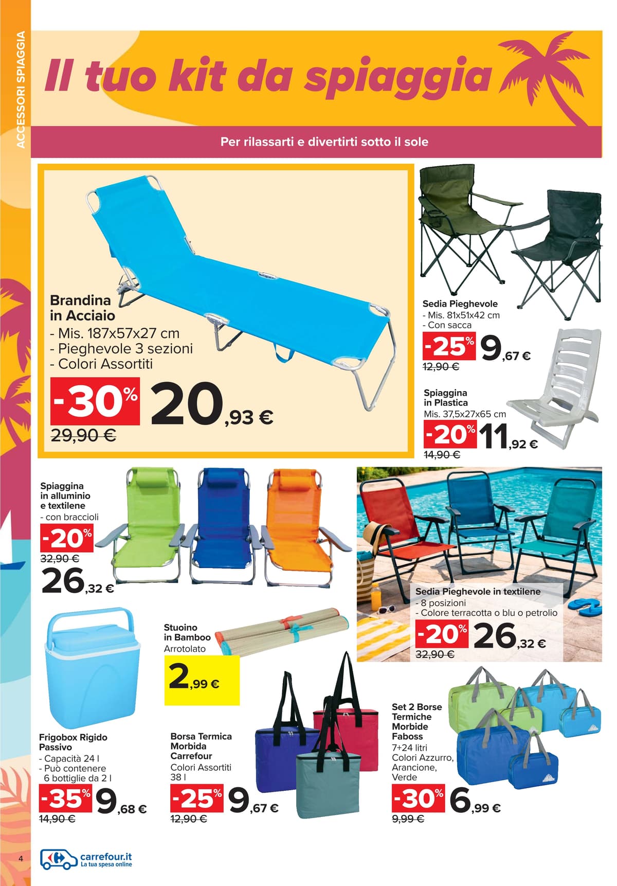 Pagina 4. del volantino Carrefour - Catalogo Mare dal 23/06/2026