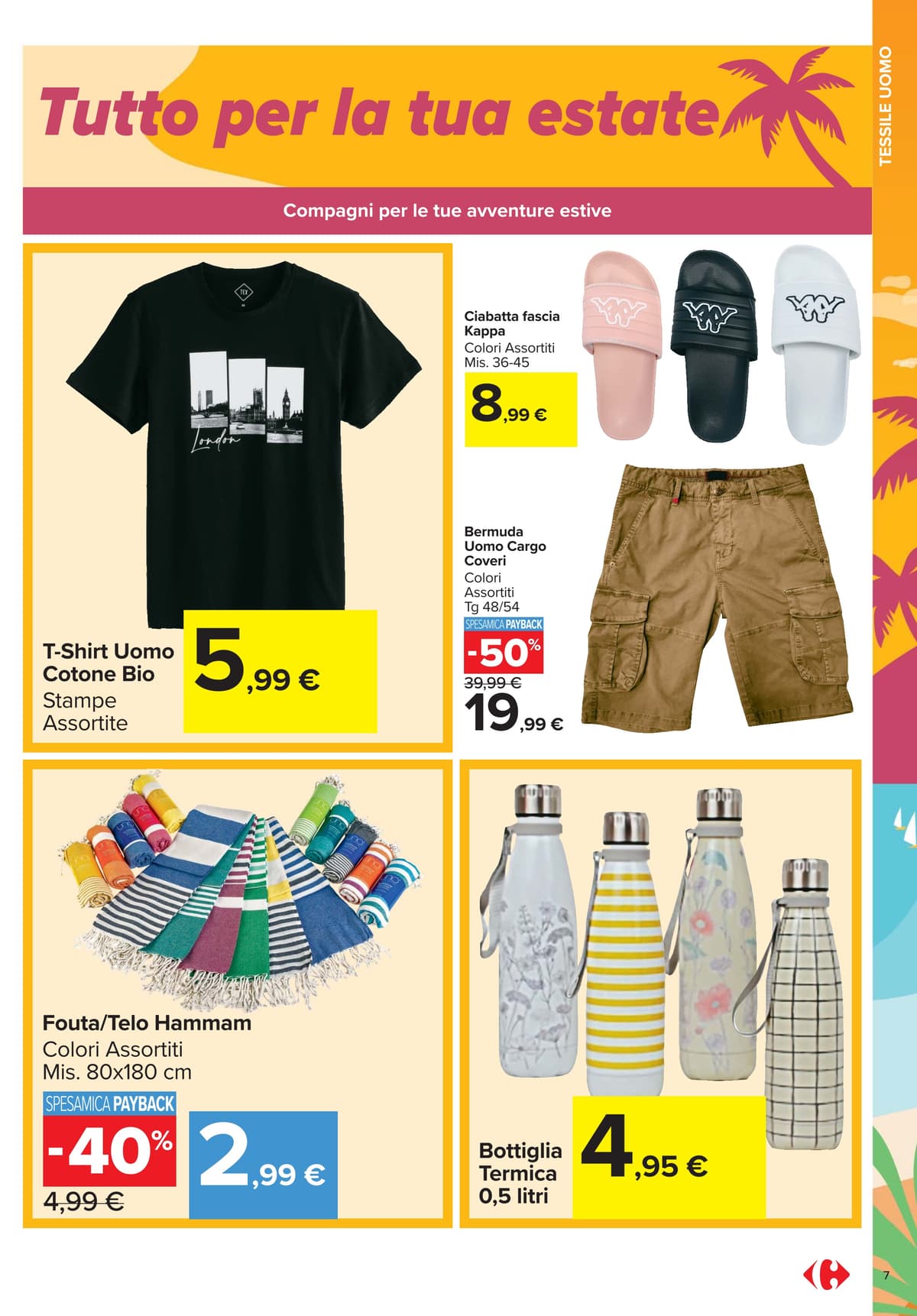 Pagina 7. del volantino Carrefour - Catalogo Mare dal 23/06/2026