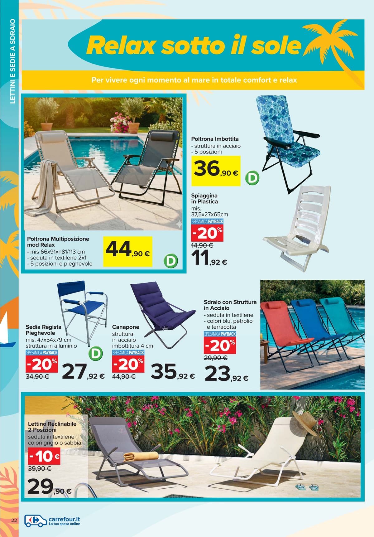 Pagina 22. del volantino Carrefour - Catalogo Mare dal 23/06/2026