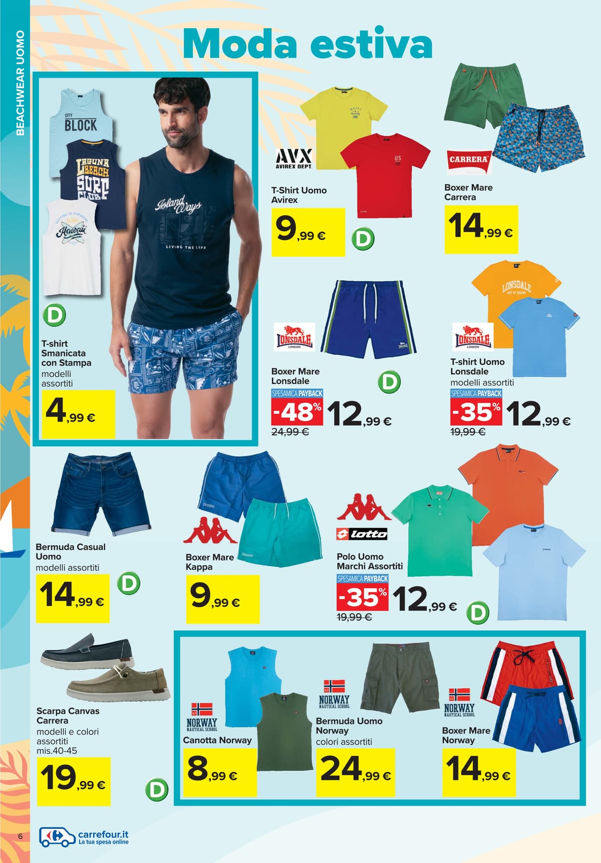 Pagina 6. del volantino Carrefour - Catalogo Mare dal 23/06/2026