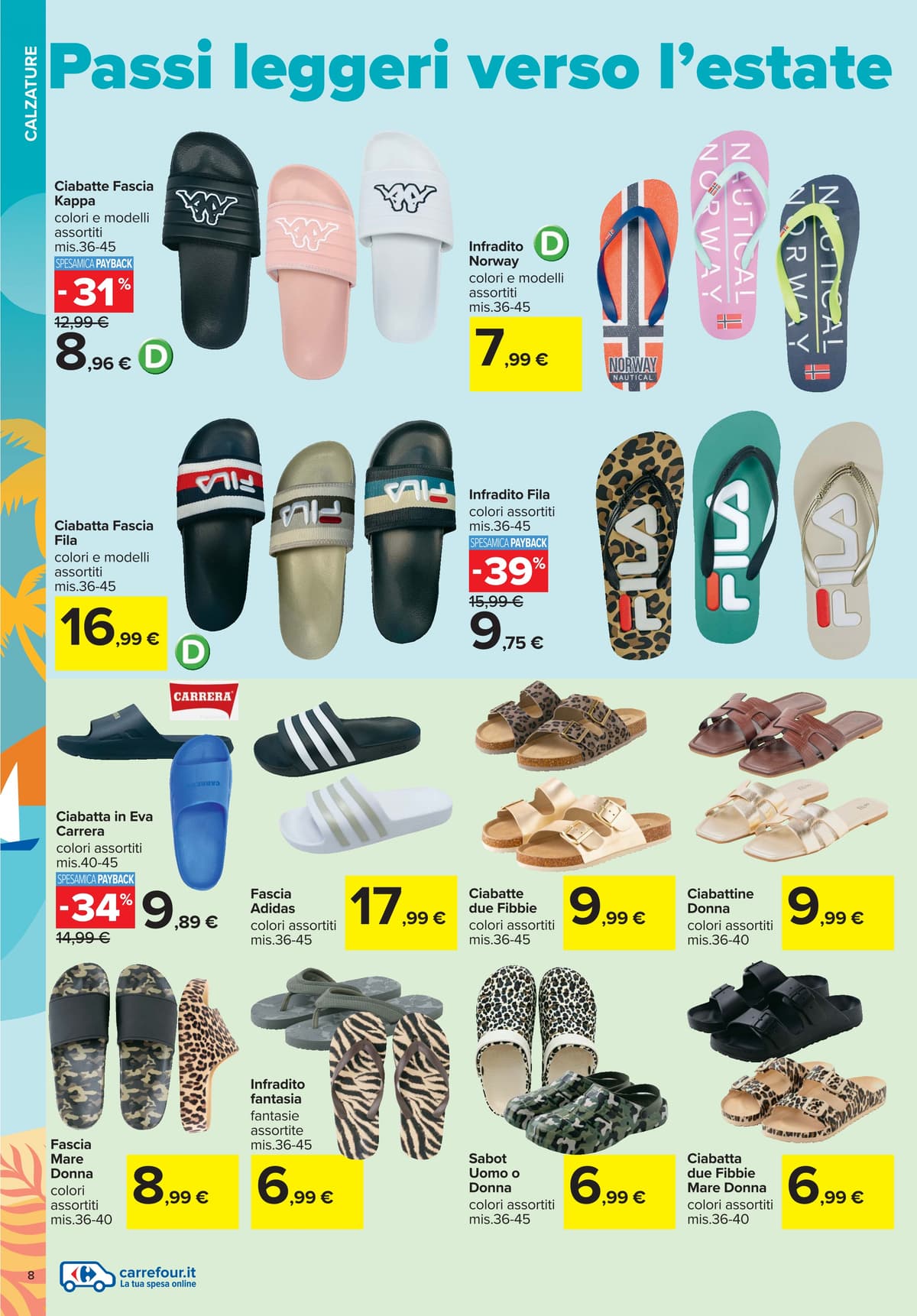 Pagina 8. del volantino Carrefour - Catalogo Mare dal 23/06/2026