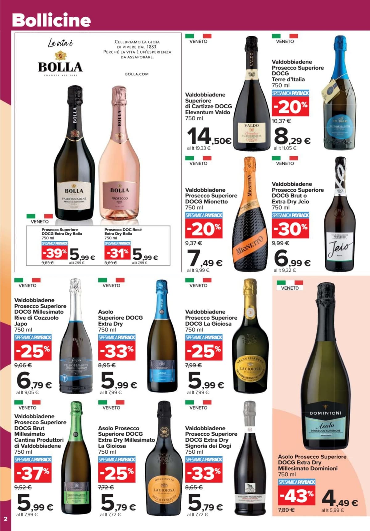 Pagina 2. del volantino Carrefour - Speciale Vini